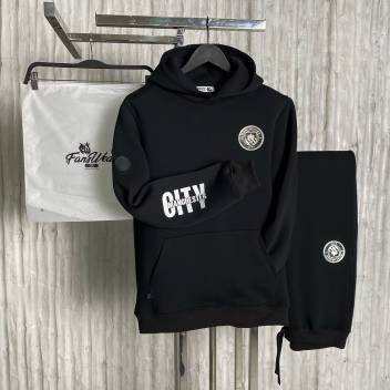 Костюм MANCHESTER CITY "Black" | Хлопок Премиум