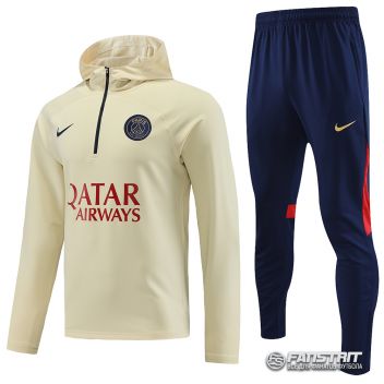Спортивный костюм PSG с капюшоном, бежевый