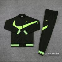 Спортивный костюм Nike, черно-салатовый