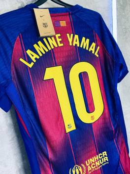 Футболка LAMINE YAMAL 10| FC BARCELONA 25/26, домашняя | Игровая версия (Dri-Fit ADV)